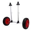 Kayak Cart Adjustable Width Metal Frame Foldable Canoe Carrier Boat Trailer Transport with 10 Inch Solid Tires