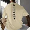 Camiseta de verano para hombre, camiseta de manga corta con estampado de planeta 3d, ropa sencilla de moda para hombre, camiseta de gran tamaño para hombre, camiseta Harajuku