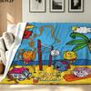 1PC Mr. Men Little Miss Custom Name Patterned Flannel Blanket Suitable For All Seasons for Home Decor Warmth and Comfort Gifts Holiday Present