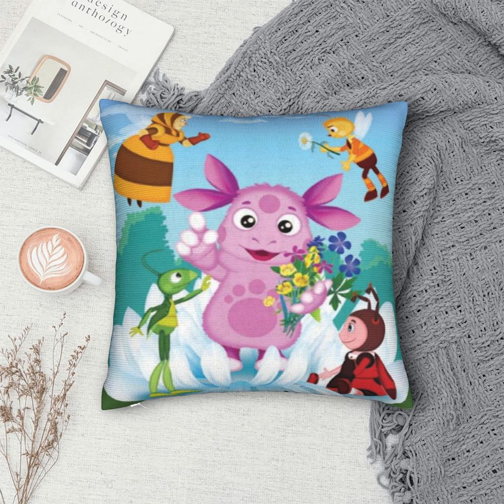 Luntik Cartoon Printed Pillowcase Cushion Cover Throw Pillow Cover Y2K Home Decorations Square Multi-Size