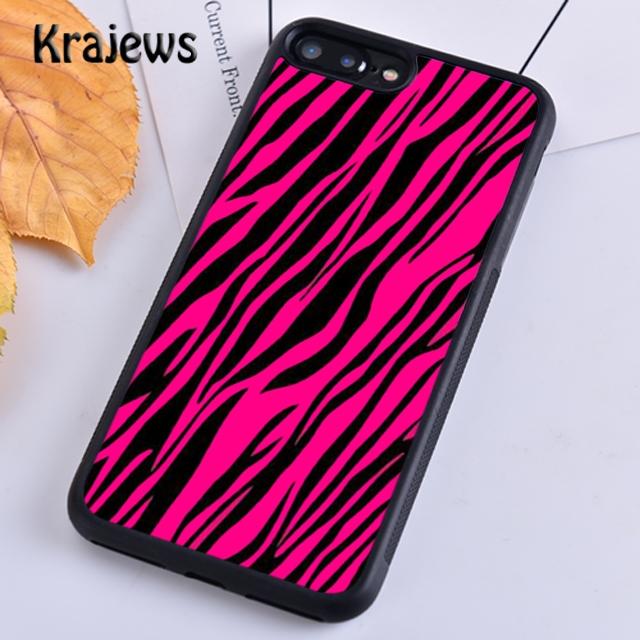 Krajews zebra print clip art silicone side Phone Case For iPhone 14 5 SE 6s 7 8 plus X XR XS 11 12 13 pro max Galaxy S21 S22