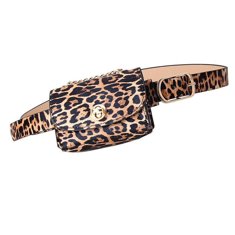 Ladies' Belt and Waist Bag, Trendy and Versatile, Chain Waist Bag, Detachable Skirt Coat, Decorative Serpentine Belt