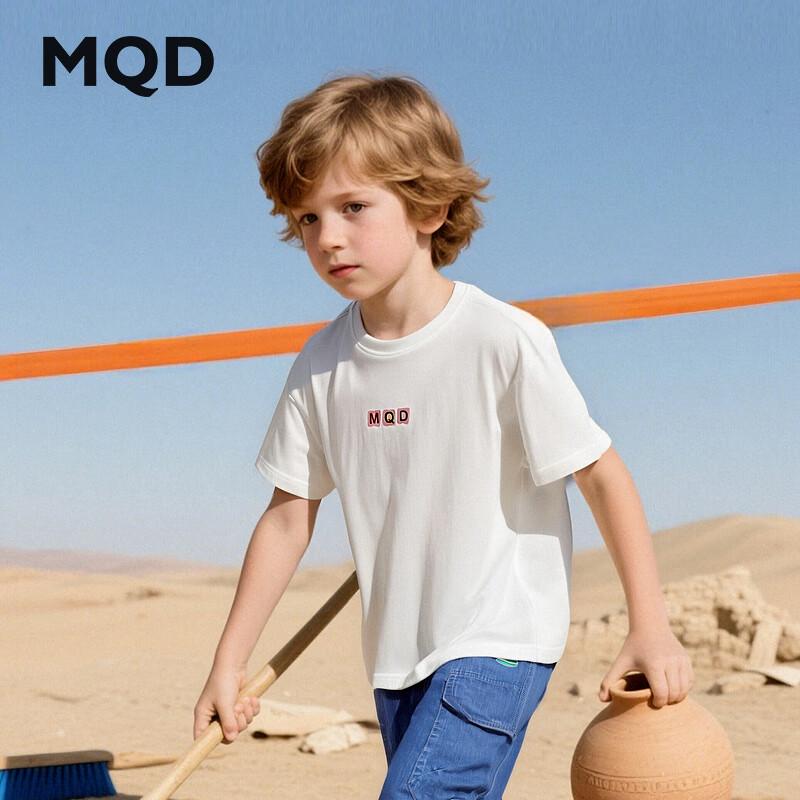 MQD Boys  Cartoon Letter Short Sleeve T-Shirt 160cm