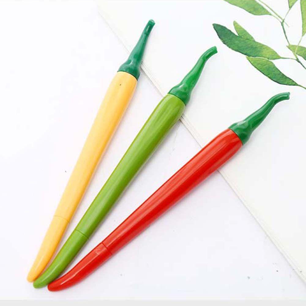 

Детский подарок перец мультфильм школьные принадлежности ручка чили ручка паприка имитация овощей гелевые ручки