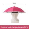 Large Rainbow Sun Hat Umbrella for Street Stalls and Fishing