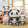 Cartoon Baking Panda Plush Toys Cute Bakery Chef Doll Children's House Pillow