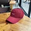 Simple and stylish embroidery small letter soft top baseball cap men's four seasons peaked cap women