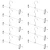 AAAF Pant Hangers,Skirt Hangers With Clips Space Saving,Adjustable Clips Hangers Clothes Hangers For Pants