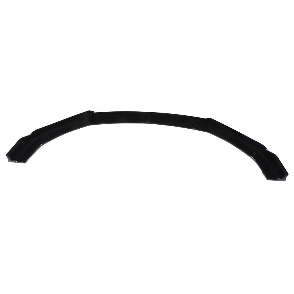 3pcs Front Bumper Lip Splitter Kit Gloss Black High Toughness Front Spoiler Body Kit for Vehicles with 1800mm Width