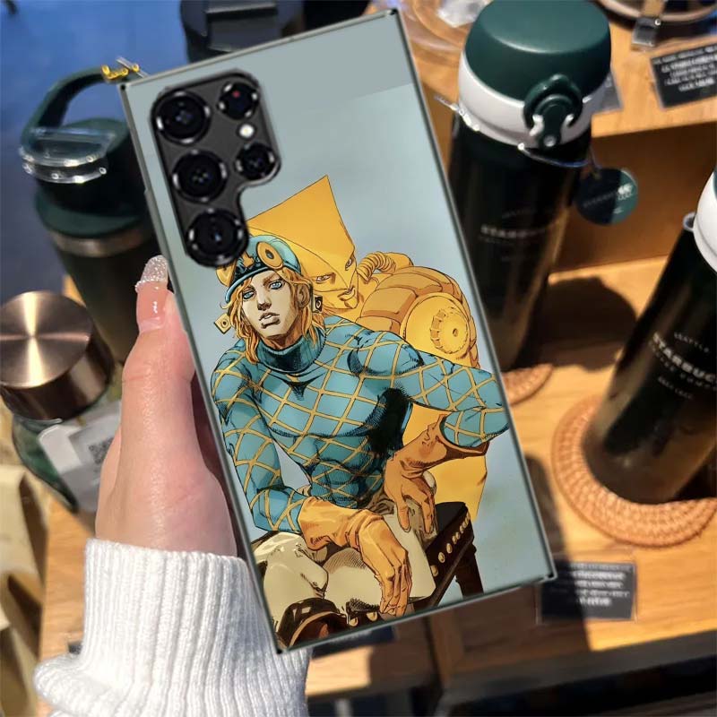 JoJo Kira Yoshikage Killer Queen Cases Phone Case for Samsung Galaxy S26 Ultra S25 Edge S24 S23 FE S21 Plus S20 S22 S10 Cover TP