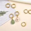 10pcs Stainless Steel Small Hoops Earring Piercing Ear Cartilage 8-20mm Women Men Stainles Steel Round Circle Pendientes
