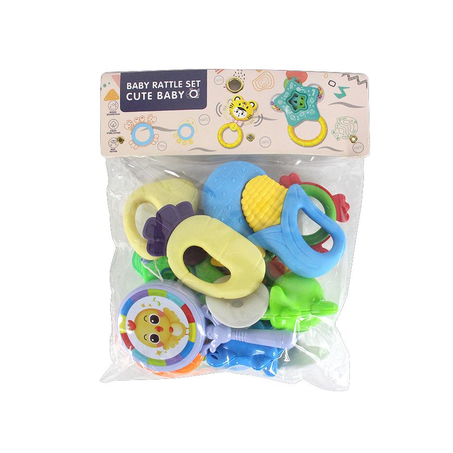 Newborn Educational Baby Rattle & Grip Toy Set
