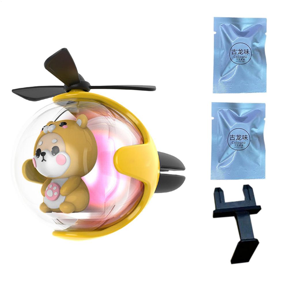 Car Aromatherapy Diffuser Auto Air Outlet Perfume Clip  With Atmosphere Light Automotive Interior Supplies Air Freshener