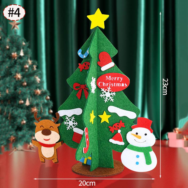 Christmas Supplies Christmas Ornaments Diy Material Package Desktop Ornament Christmas Toys for Kids Adornos De Navidad