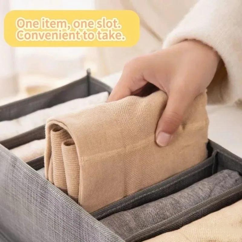 Kleiderschränke Kleidung Organizer Hosen Jeans Aufbewahrungsbox Schrank Schublade Organizer Unterwäsche Socken T-Shirt Kleiderschrank Lagerung Organizer