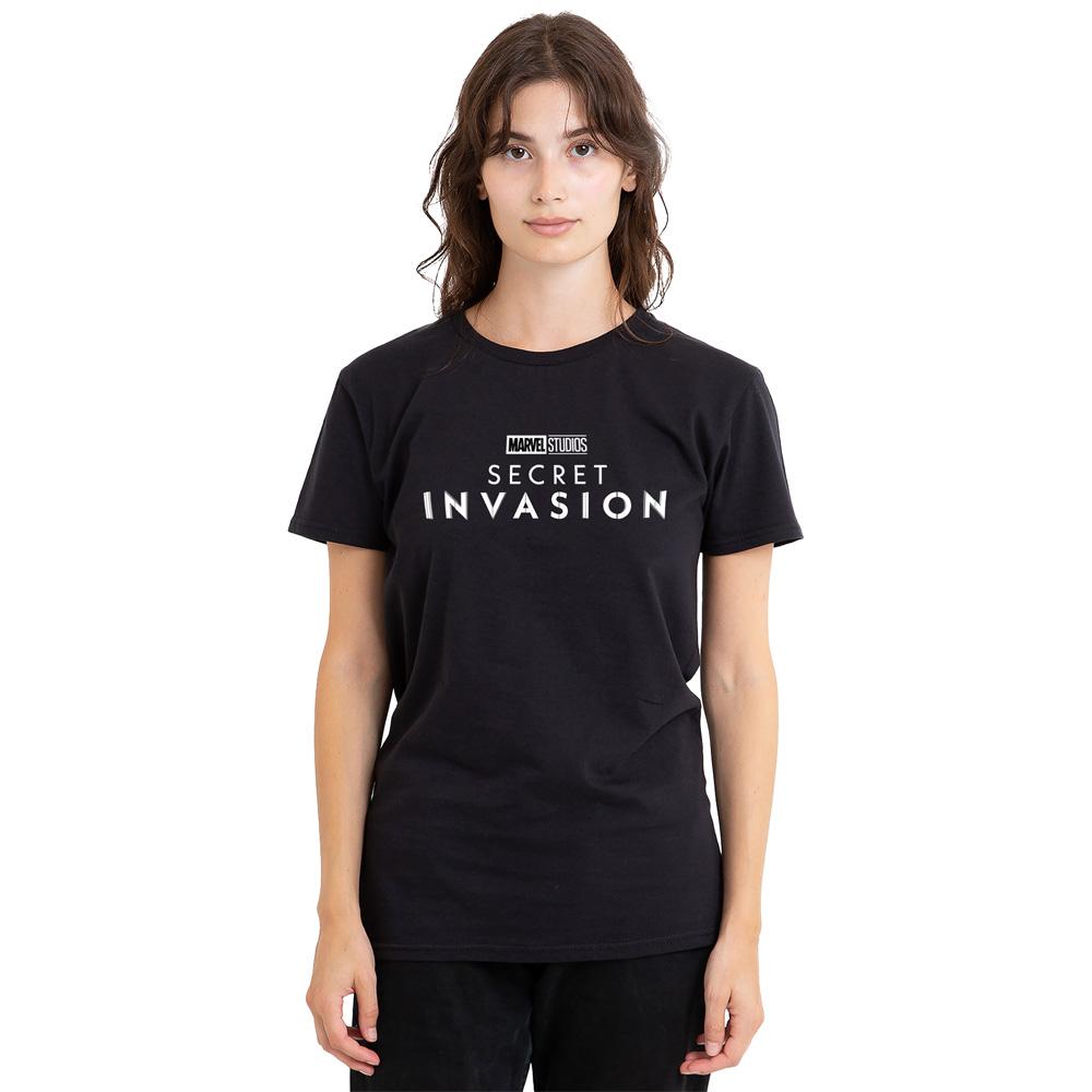 Marvel Unisex Adult Secret Invasion Logo T-Shirt