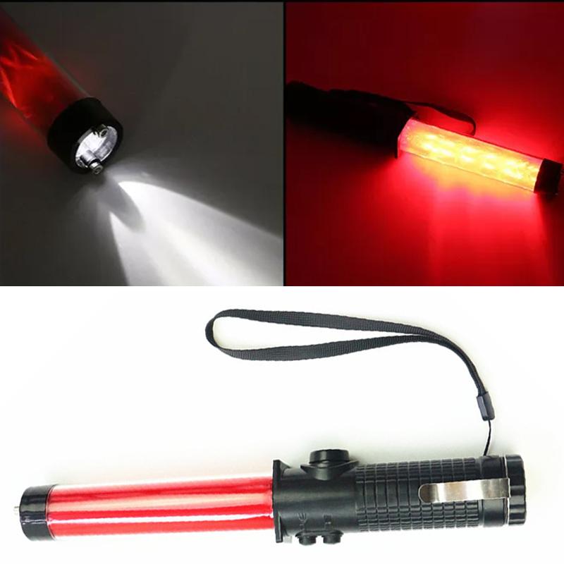 30Cm Traffic Baton Warning Light Signal Baton Flashing Light Warning Baton Signal Light Flashing Baton Luminous Baton