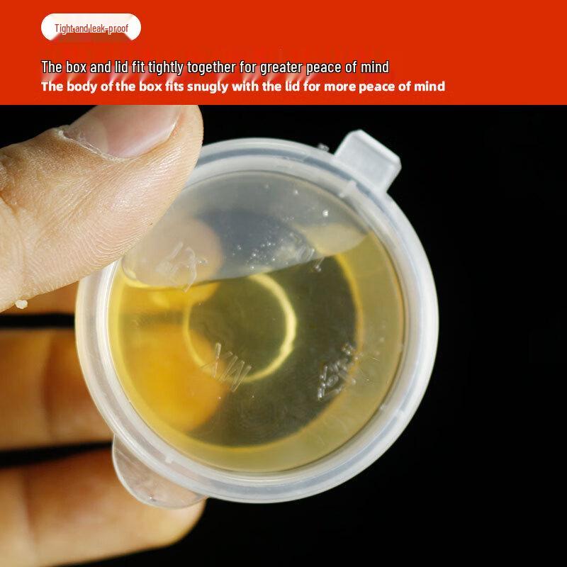 Disposable Wheat Straw 100ml Round Condiment Containers with Lids