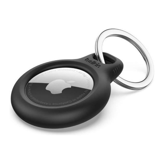 Accessoire de protection pour AirTag - Belkin - Anneau de protection - Noir - Pack de 4 - Résistant aux rayures