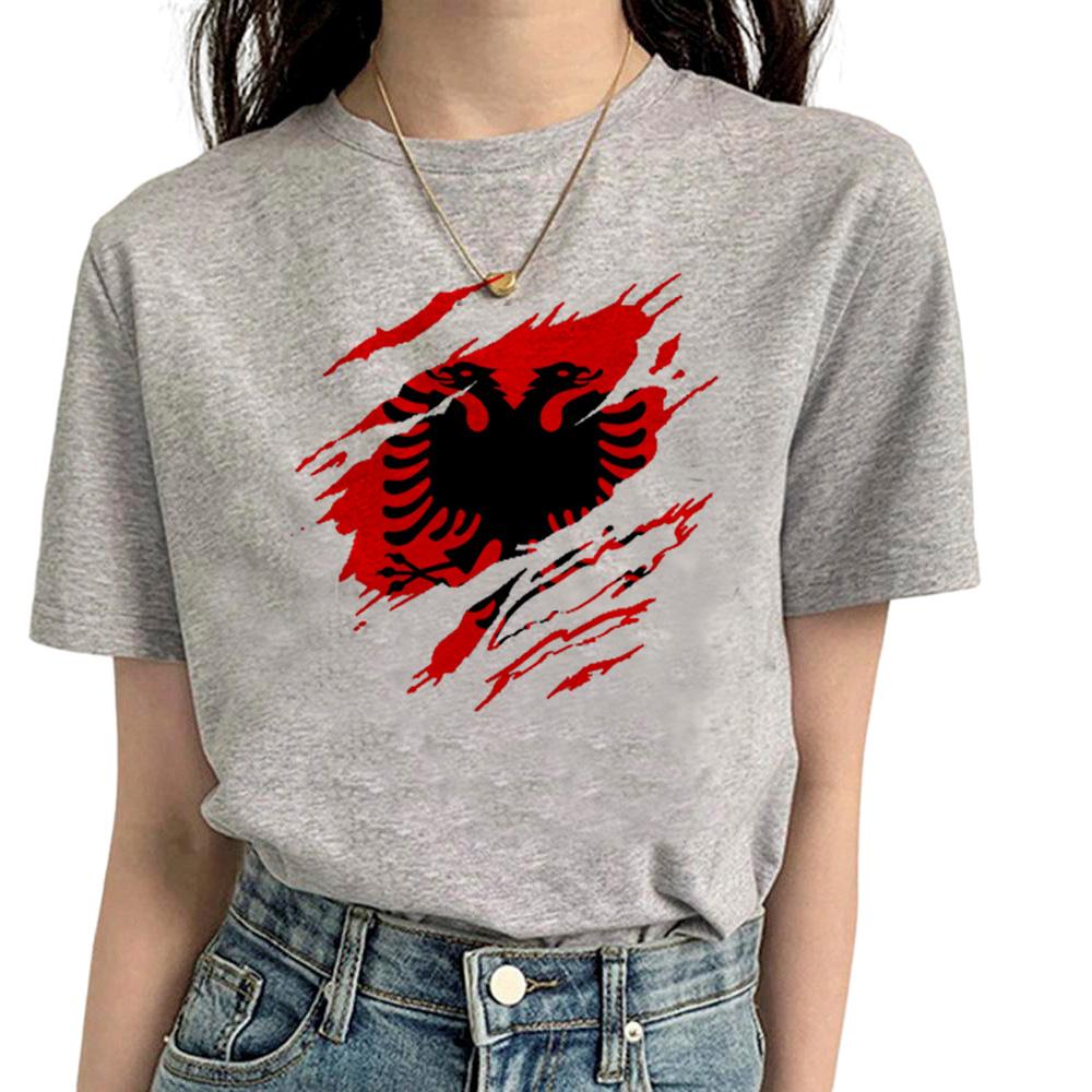Albania top Donna maglietta grafica fumetti ragazza harajuku anime y2k vestiti