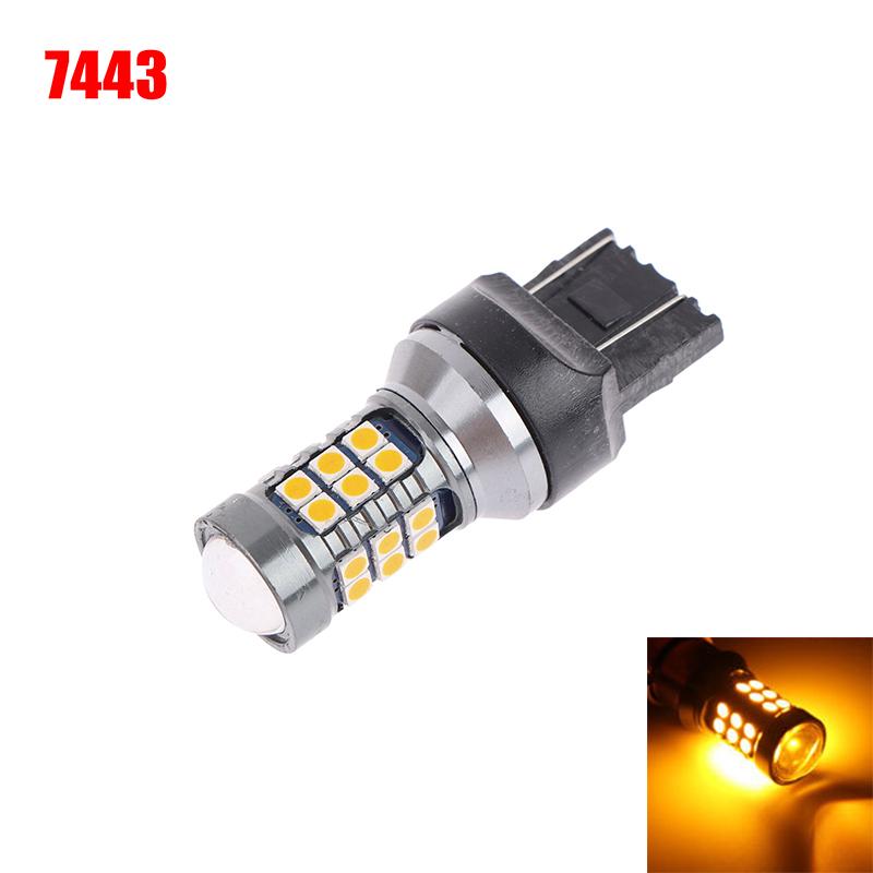 1Pcs T20 LED 7440 7443 Led WY21W W21W Led Bulbs Car LED Bulbs Signal Lamp T20 27SMD 3030 Backup Brake Reverse Parking Lamp Bulbs 7