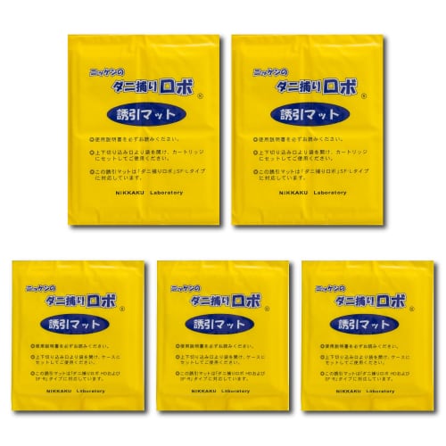 

100% Mite Repellent: Mite Trap Robo Refill Mat (3 Regular Sheets / 2 Large Sheets). Made in Japan. Dry. Effective for 3 Months. Contains no insecticid