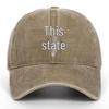 Unisex Fun Embroidered Deer Head Cap - Adjustable, Washable, Non-Deforming Cotton Elk Baseball Hat
