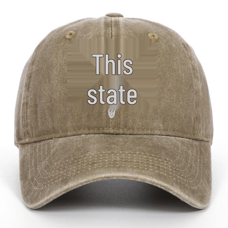 Unisex Fun Embroidered Deer Head Cap - Adjustable, Washable, Non-Deforming Cotton Elk Baseball Hat