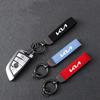 2026 Hot Car Sticker Car Keychain Pendant Suede Keyring for women's and Men's gifts Fashion For KIA RIO 2 3 4 5 Xline x line Car