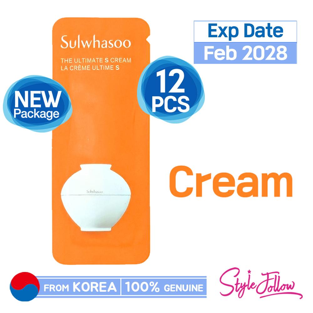 

12шт/12мл_[SULWHASOO] The Ultimate S Крем 1мл (Образец Саше) 1ml X 24pcs (24ml)