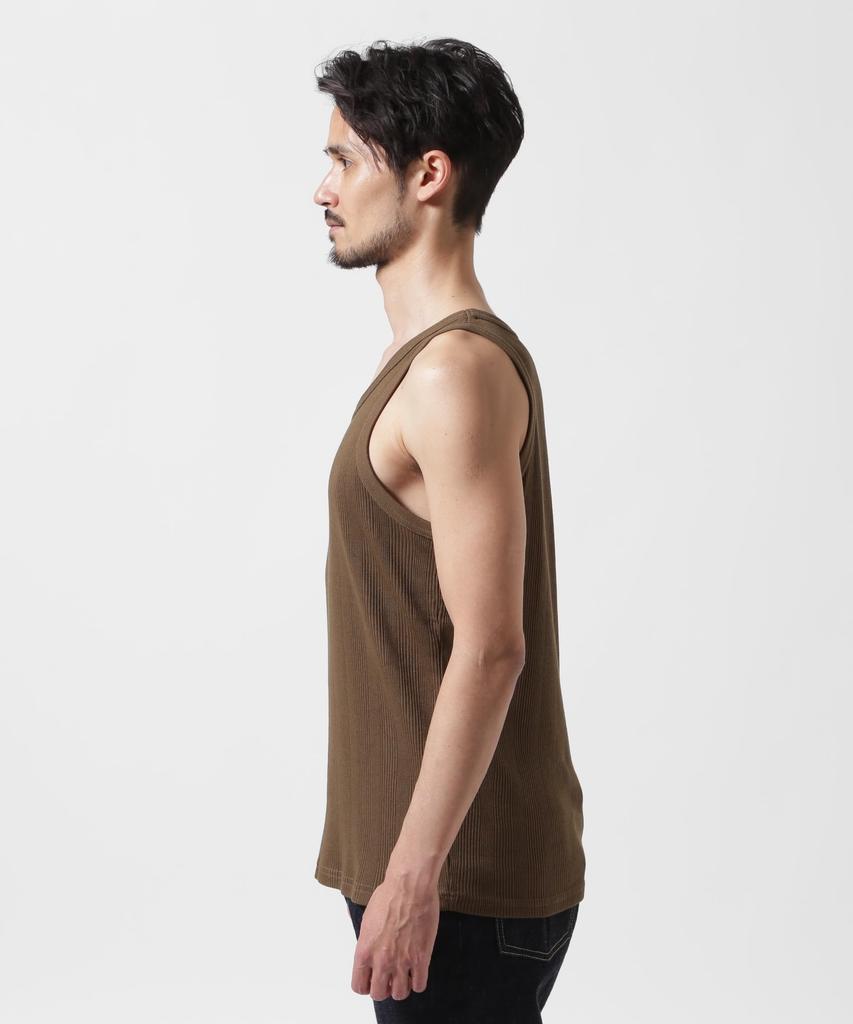 AVIREX RANDOM RIB TANK TOP men's M 310 olive 783-5137002