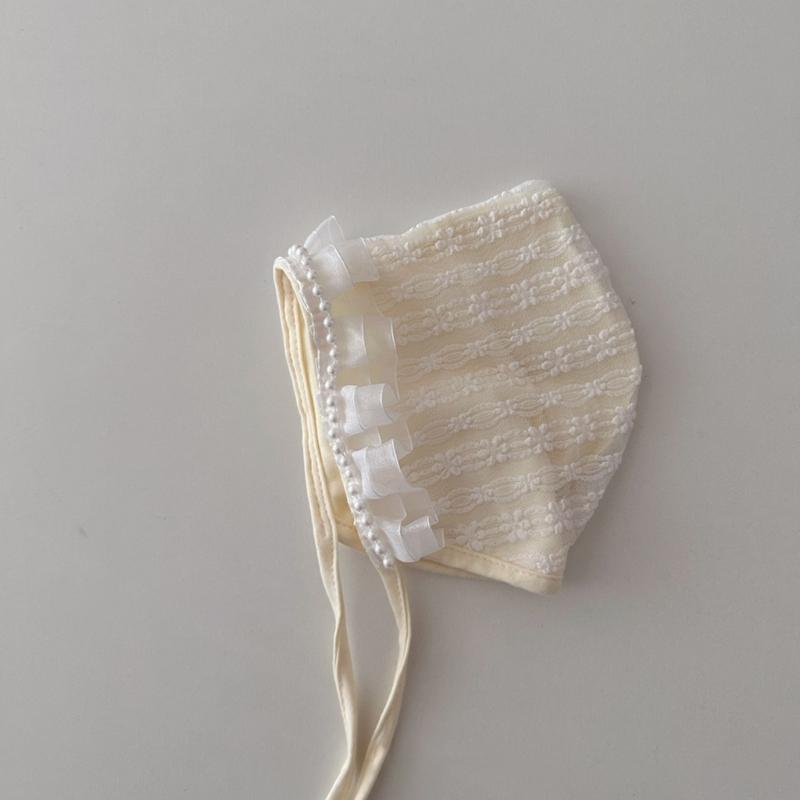 Newborn Outdoor Bonnet Infant Outdoor Photography Lace Bonnet for Travel Camping