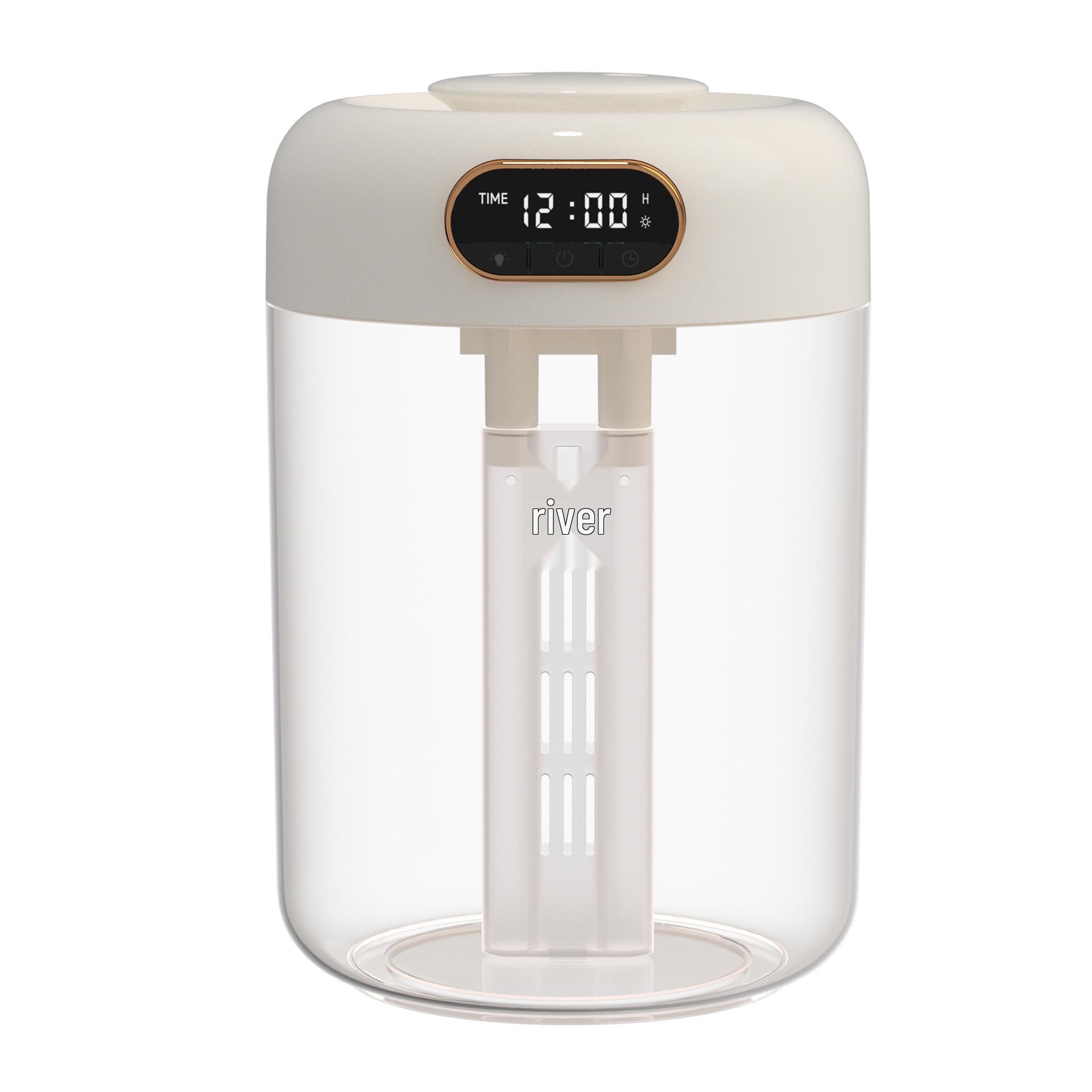Colorful Dual Nozzle Humidifier: Large Capacity, High Mist Volume for Home Use 160x162x242 mm