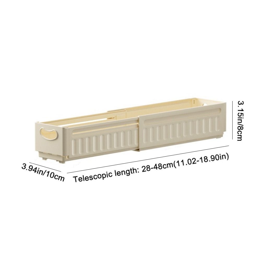 Stapelbare Erweiterbare Aufbewahrungsbox Verstellbare Schubladen-Aufbewahrungsbox Schrank-Aufbewahrungsbehälter Badezimmer