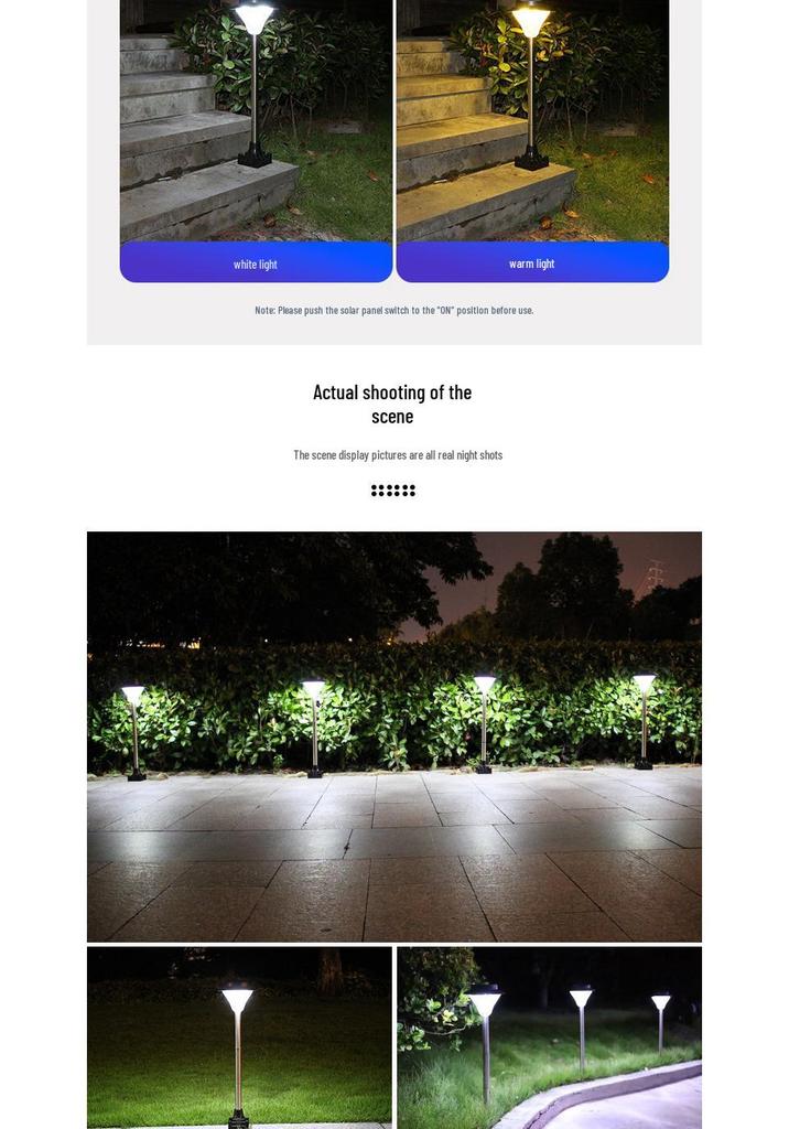 Ultra-Bright Waterproof Solar Lights for Gardens, Villas, Corridors, and Streets