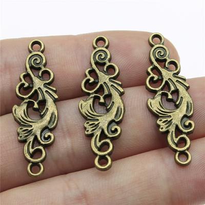 5 Stück 36x11mm Vintage Verbinder Charms Charm zur Schmuckherstellung Antik Bronze Farbe Verbinder Charms Charm Verbinder