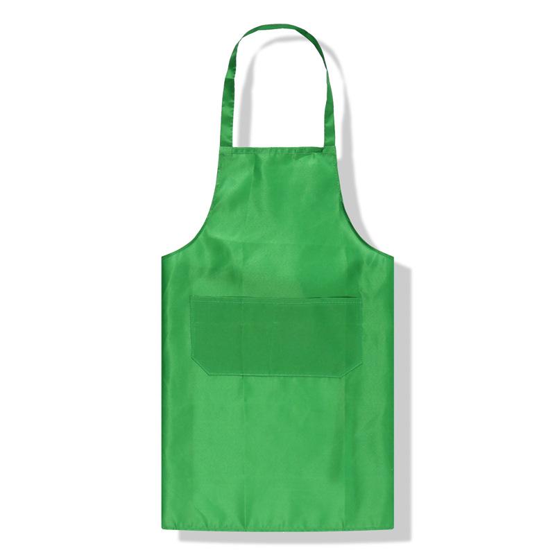Sichuan Coffee Color 200g Waterproof Polyester Kitchen Apron with Single Shoulder Neck Strap (CFWQ10)