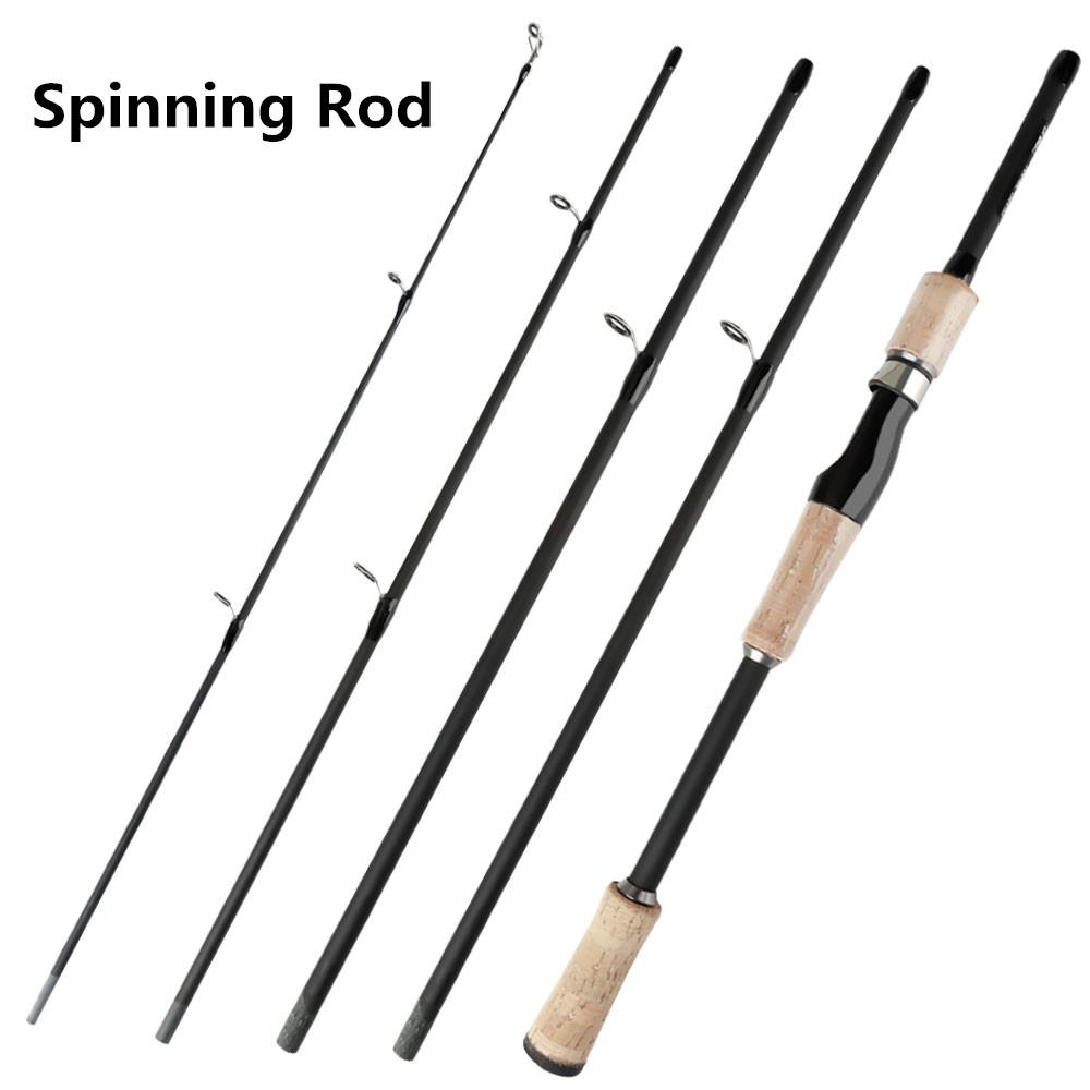 

FTK Carp Fishing Rod 1.8/2.1m All Cabon Fiber Spinning Fishing Pole Max Drag 15Kg Spinning Rod for Bass Carp Trout Pesca Spinning Rod-2.1M