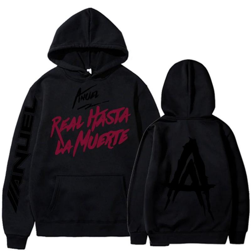 New Anuel AA Printed Hoodies Sweatshirt