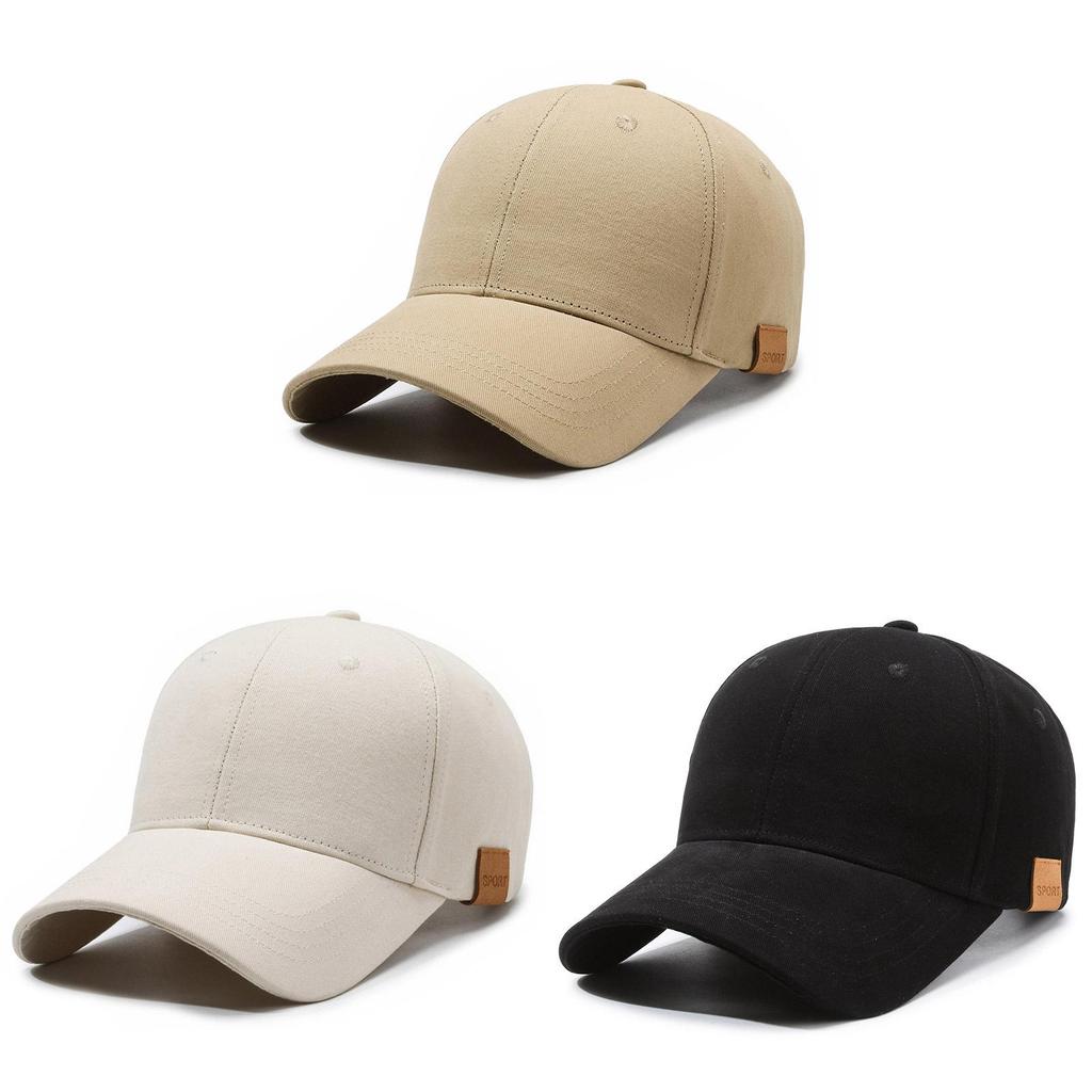 Mens Adjustable Cotton Baseball Cap With Sun Protection For Outdoor Activities