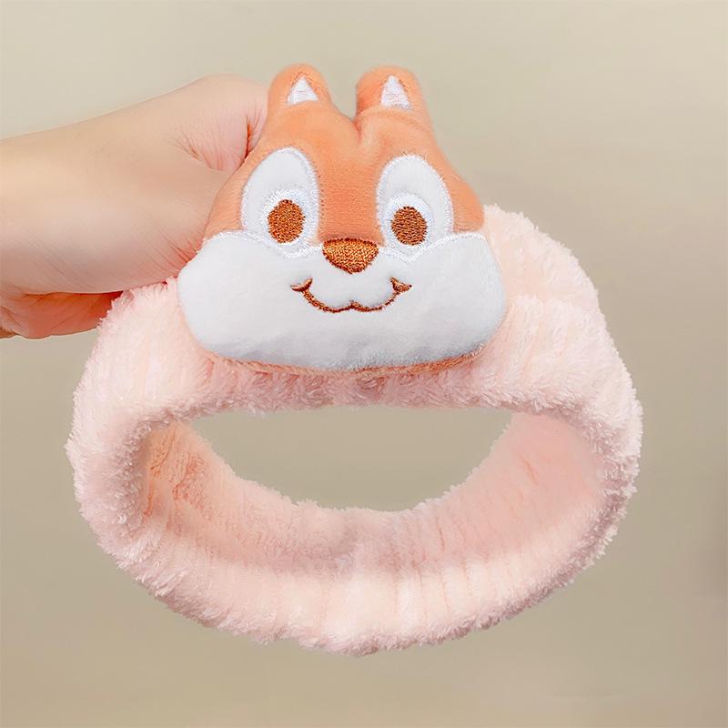 Sanrio Cartoon Face Wash Hair Band: Cute, Anti-Moisture Hair Tie/Headband for Beauty Routines