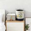 Cartoon Embroidered Fabric Toy Organizer & Laundry Basket