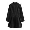 2024 Autumn Women's European & American Style Polo Collar Long Sleeve Dress