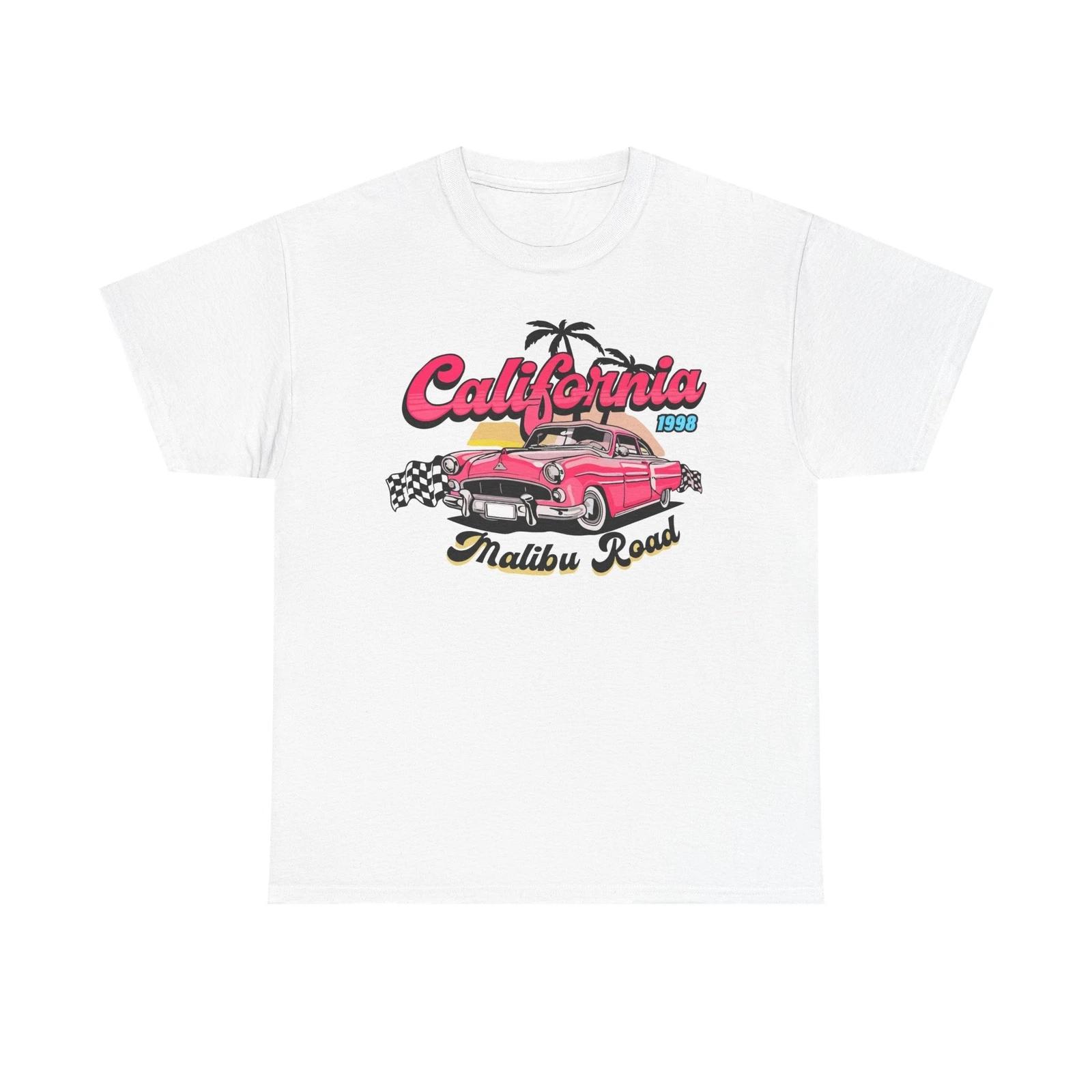 Men s and Women s T-shirts California Malibu Road Graphic XXL
