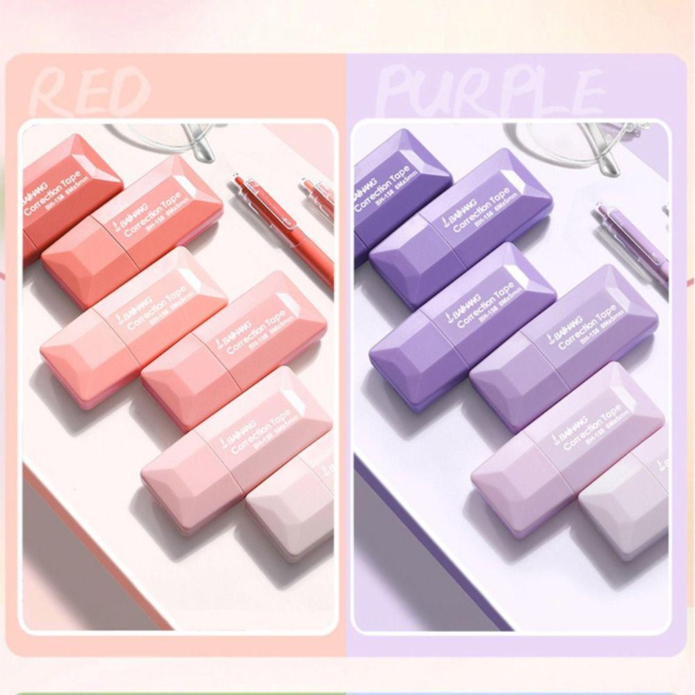 6PCS/Set Silent Correction Tape 36M Large Capacity Correction Stationery  Students