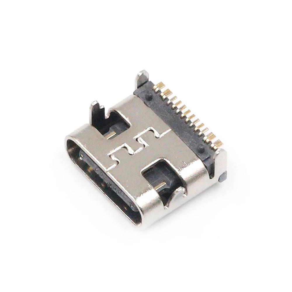 Mufă de încărcare mufă micro Usb tip C Conector cu 16 pini Conector mamă Priză de încărcare Conector SMT