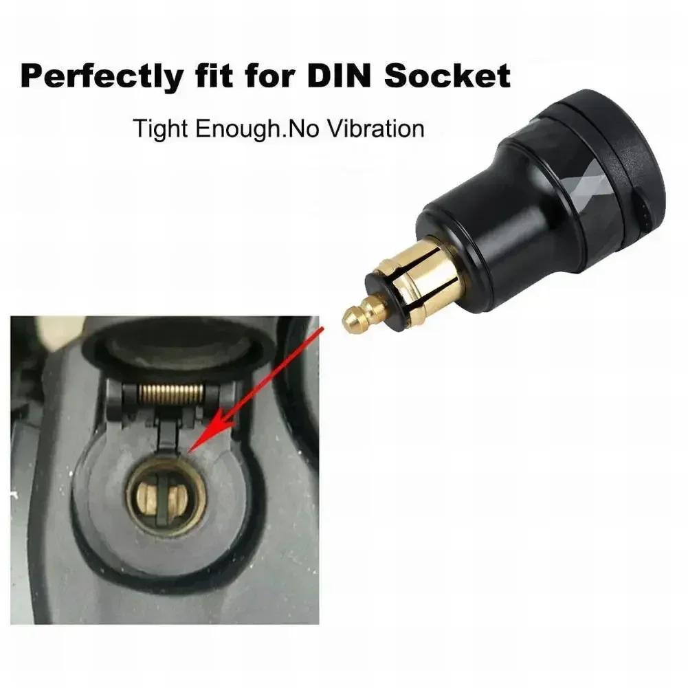 

Motorcycle DIN Socket Dual USB Charger Adapter For BMW For Car Quick Charge Plug Socket Power Adapter 35*35*71mm CHINA
