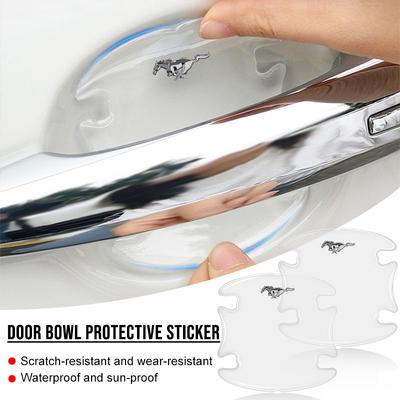Bande de Protection Anti-Collision pour Carrosserie de Voiture Autocollant Anti-Rayures pour Poignée de Porte de Voiture Pour Focus Mk2 Mk3 Fiesta Ranger Mondeo S-MAX Kuga Mustang