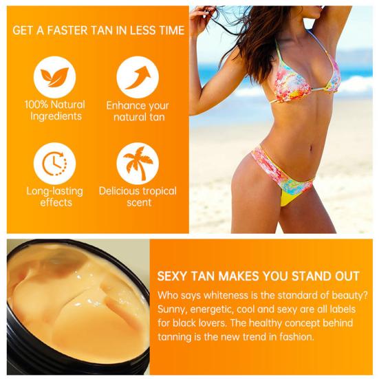 40/80G Intensive Bräunungscreme Bräunungsbeschleuniger Wasserdicht Lang Anhaltend Feuchtigkeitsspendend Nährend Körperbräunungslotion Selbstbräuner Gel