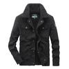 Large Size Men's Jacket Men's Middle-aged Fleece Thickened Lapel Jacket